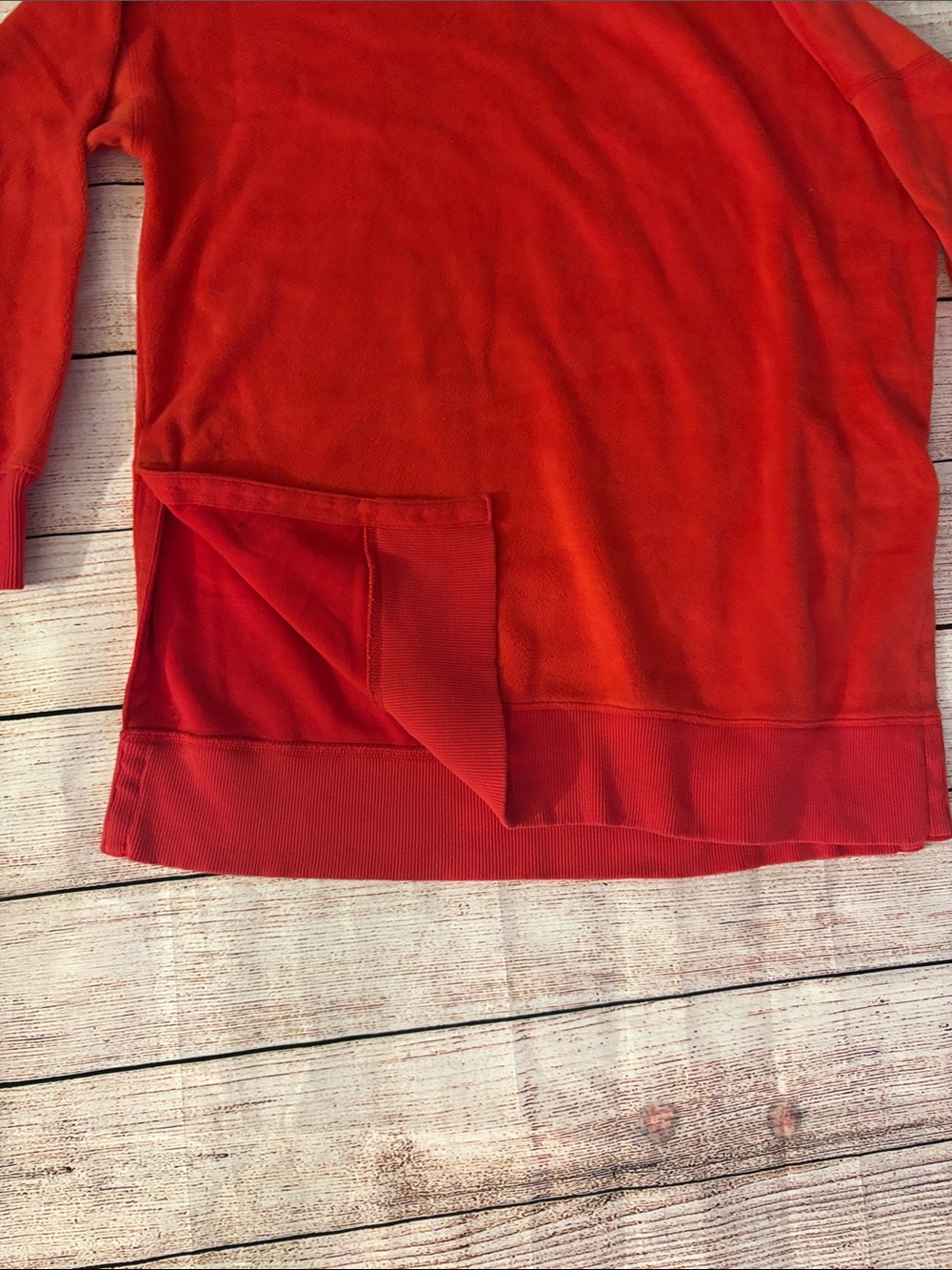 aerie Womens Bright Red Crewneck Sweater - Picture 3 of 3